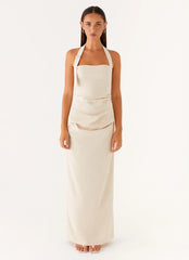 Rumour Has It Maxi Dress - Oatmeal