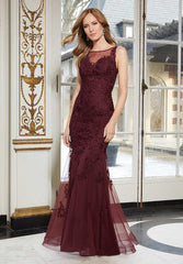 MGNY Madeline Gardner New York 72633 Long Formal Dress