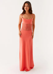 Shae Maxi Dress - Tangerine