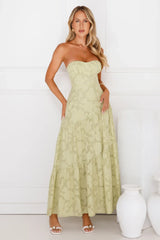 My Best Strapless Maxi Dress