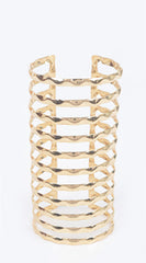Cece Metal Cuff Bracelet - Gold