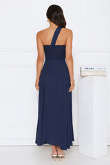 Styled Like A Star One Shoulder Maxi Dress