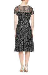SL Fashions 9220251 Lace Cocktail Dress