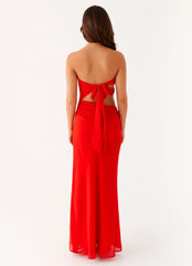 Carla Maxi Dress - Red