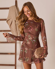 Softly Spoken Mesh Mini Dress
