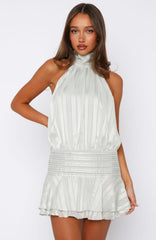 Captivate My Focus Mini Dress Sage