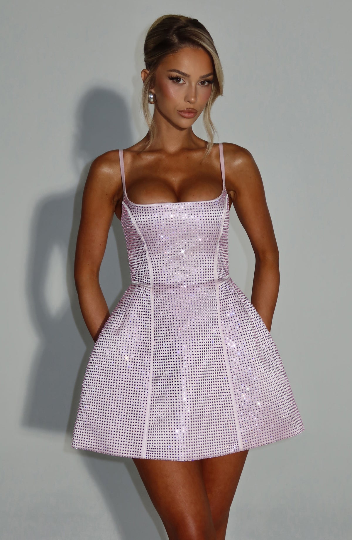 Emma Mini Dress - Blush