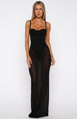 Parisian Night Maxi Dress Black